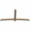 Ekena Millwork Bellingham Smooth Timber Gable Bracket, Douglas Fir, 96"W x 48"H x 3 1/2"D x 5 1/2"F, 12/12 Pitch GBW096X48X0406BEL00SDF - alternate 2